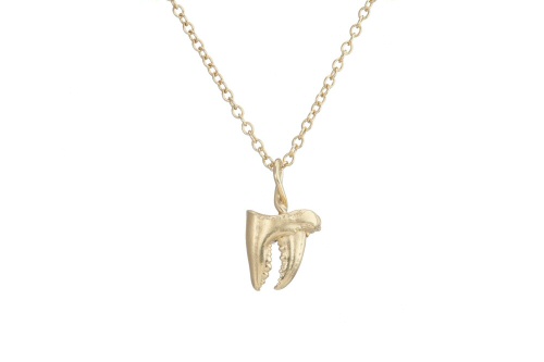 18ct Gold  Crab Claw Necklace